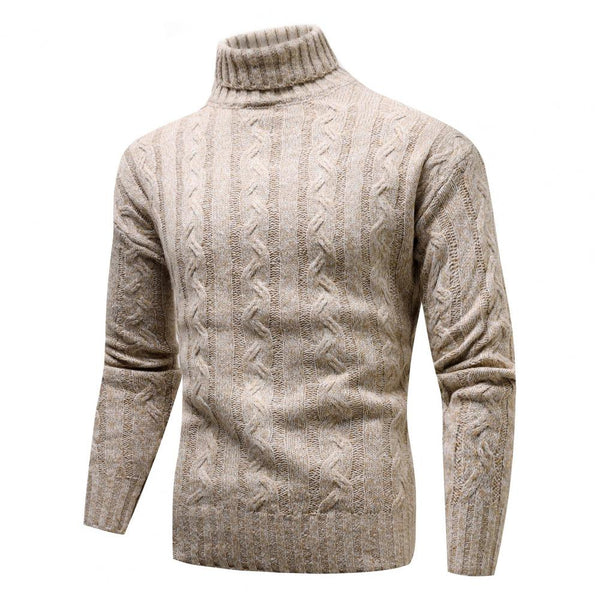 Jefferson Men's Casual Turtleneck Sweater