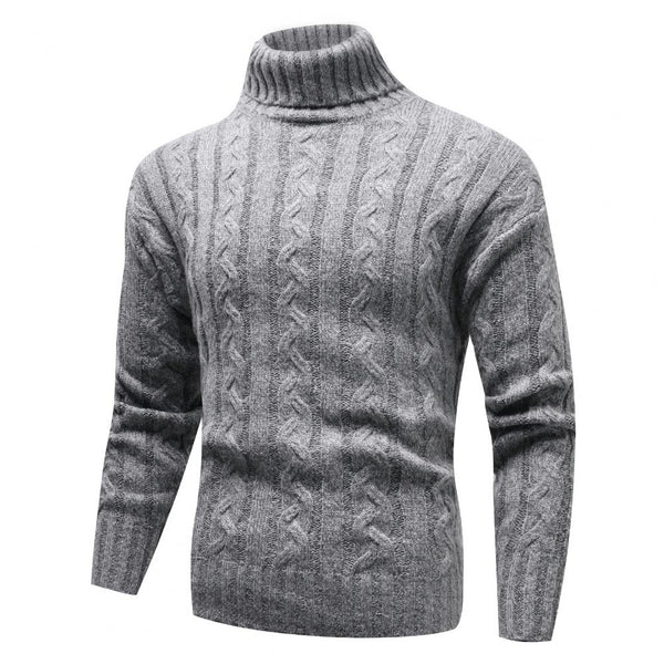 Jefferson Men's Casual Turtleneck Sweater